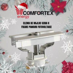 CLEMA DE MIJLOC UNIVERSALĂ SERIA K, PANOURI FOTOVOLTAICE