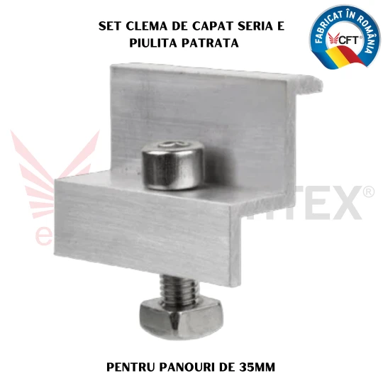 SET CLEMA CAPAT SERIA E, FIXARE PANOURI DE 35MM (N8S)