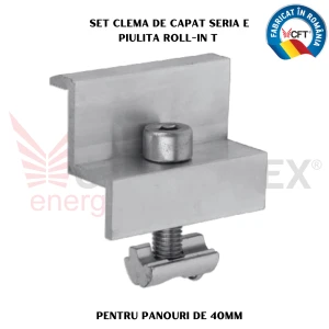 SET CLEMA CAPAT SERIA E, FIXARE PANOURI DE 40MM (N8R)