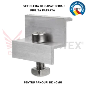 SET CLEMA CAPAT SERIA E, FIXARE PANOURI DE 40MM (N8S)
