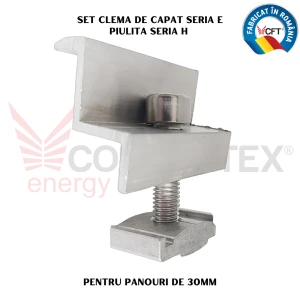 SET CLEMA CAPAT SERIA E, FIXARE PANOURI DE 30MM (N8H)