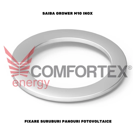 SAIBA GROWER M10 INOX, FIXARE SURUBURI PANOURI SOLARE