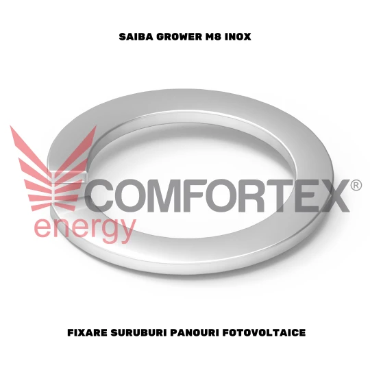 SAIBA GROWER M8 INOX, FIXARE SURUBURI PANOURI FOTOVOLTAICE