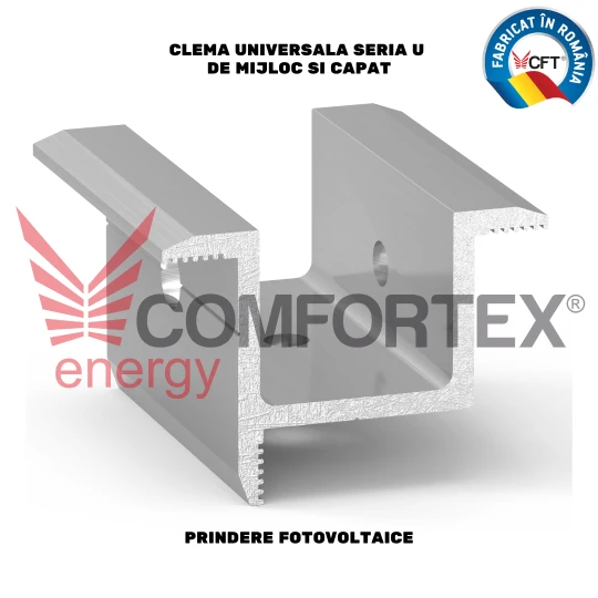 CLEMA UNIVERSALA PRINDERE FOTOVOLTAICE SERIA U, MIJLOC SI CAPAT