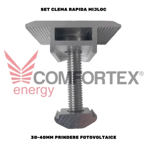 SET CLEMA RAPIDA MIJLOC 30-40MM PRINDERE FOTOVOLTAICE 