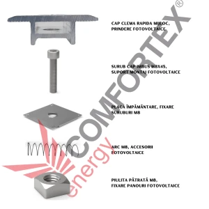 SET CLEMA DE MIJLOC PANOURI FOTOVOLTAICE