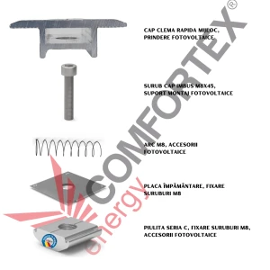 SET CLEMA MIJLOC PANOURI FOTOVOLTAICE 