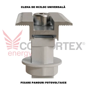 CLEMA DE MIJLOC UNIVERSALĂ SERIA K, PANOURI FOTOVOLTAICE