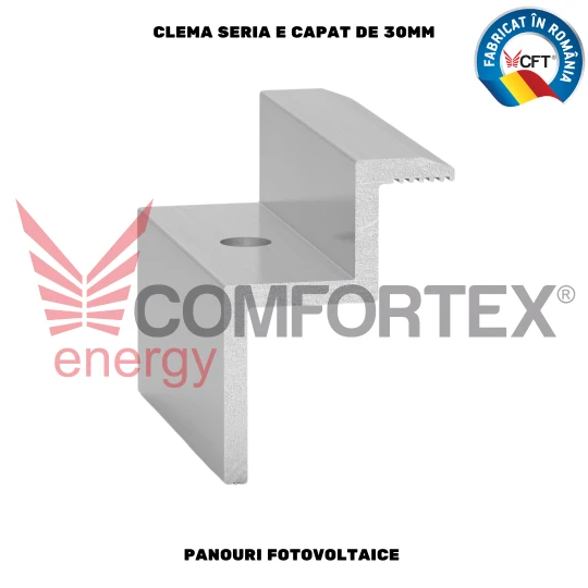 CLEMA PANOURI FOTOVOLTAICE SERIA E, CAPAT DE 30MM