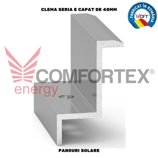 CLEMA PANOURI SOLARE SERIA E, CAPAT DE 40MM