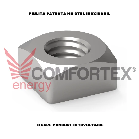 PIULITA PATRATA M8, OTEL INOXIDABIL, FIXARE PANOURI FOTOVOLTAICE 