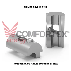 PIULITA ROLL-IN T M8 FIXARE CU FANTA SI BILA, PRINDERE FOTOVOLTAICE