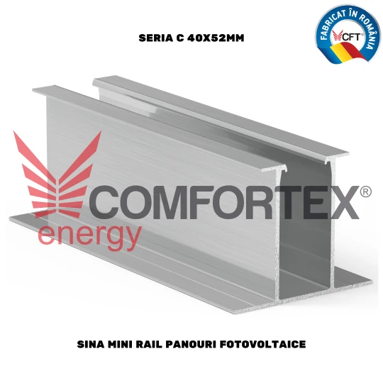 SINA MINI RAIL PANOURI FOTOVOLTAICE SERIA C 40X52MM