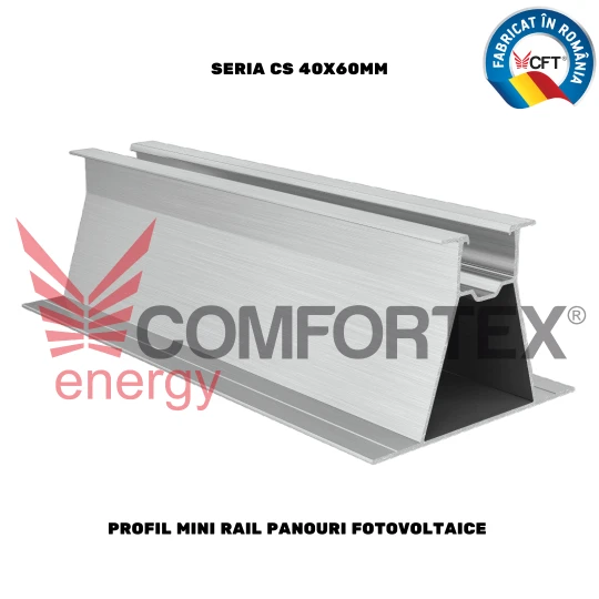 PROFIL MINI-RAIL, SERIA CS 40X60MM 