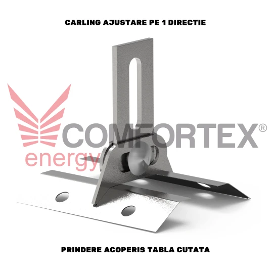 CARLIG PRINDERE ACOPERIS TABLA CUTATA, AJUSTARE PE 1 DIRECTIE