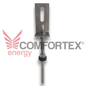 KIT SURUB TIP ANCORA M10 + ADAPTOR L INOX, PRINDERE FOTOVOLTAICE