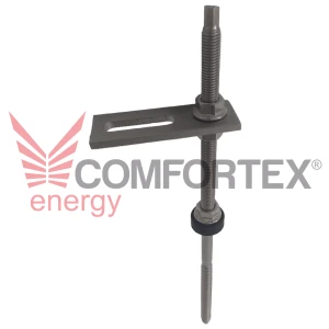 KIT SURUB TIP ANCORA M10 + ADAPTOR P INOX, PRINDERE FOTOVOLTAICE